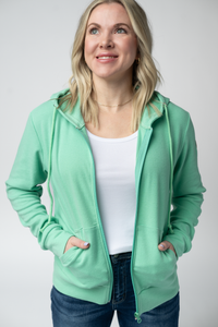 Fullzip Hoodie in Aquamarine