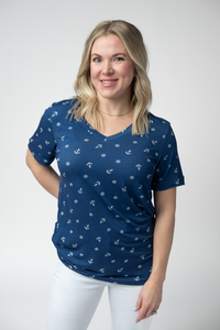 Sophie Top in Nautical Navy