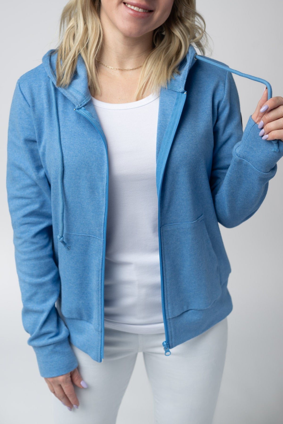 Fullzip Hoodie in Blue