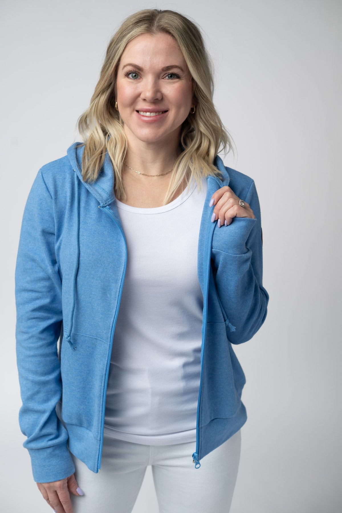 Fullzip Hoodie in Blue