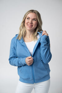 Fullzip Hoodie in Blue