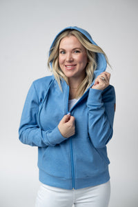 Fullzip Hoodie in Blue