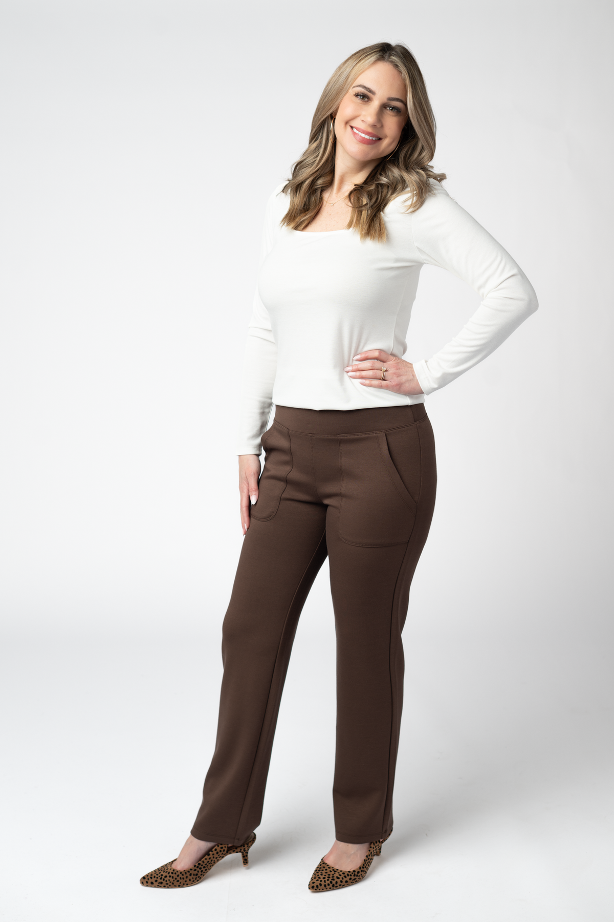 Luxe Ankle Bottoms in Brown