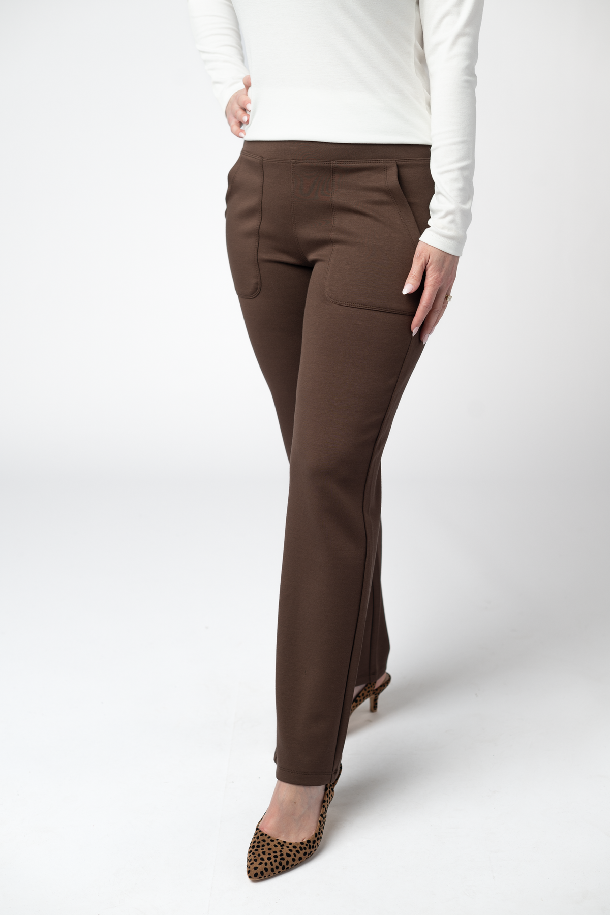 Luxe Ankle Bottoms in Brown