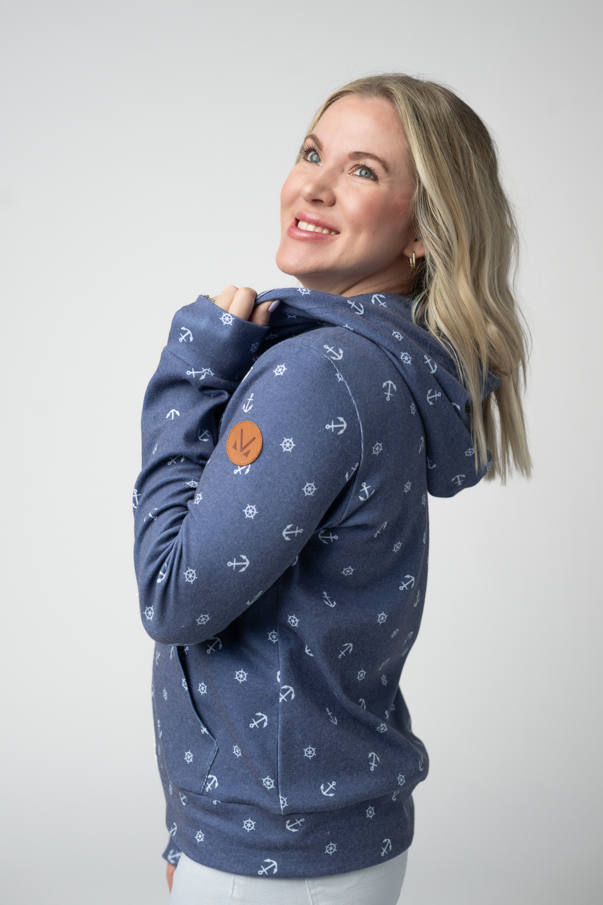 Fullzip Hoodie in Nautical Navy