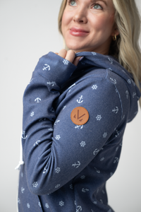 Fullzip Hoodie in Nautical Navy