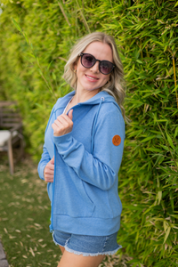 Fullzip Hoodie in Blue