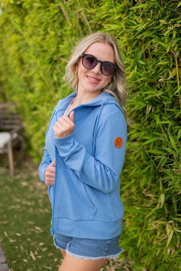 Fullzip Hoodie in Blue