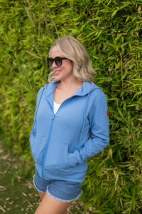 Fullzip Hoodie in Blue
