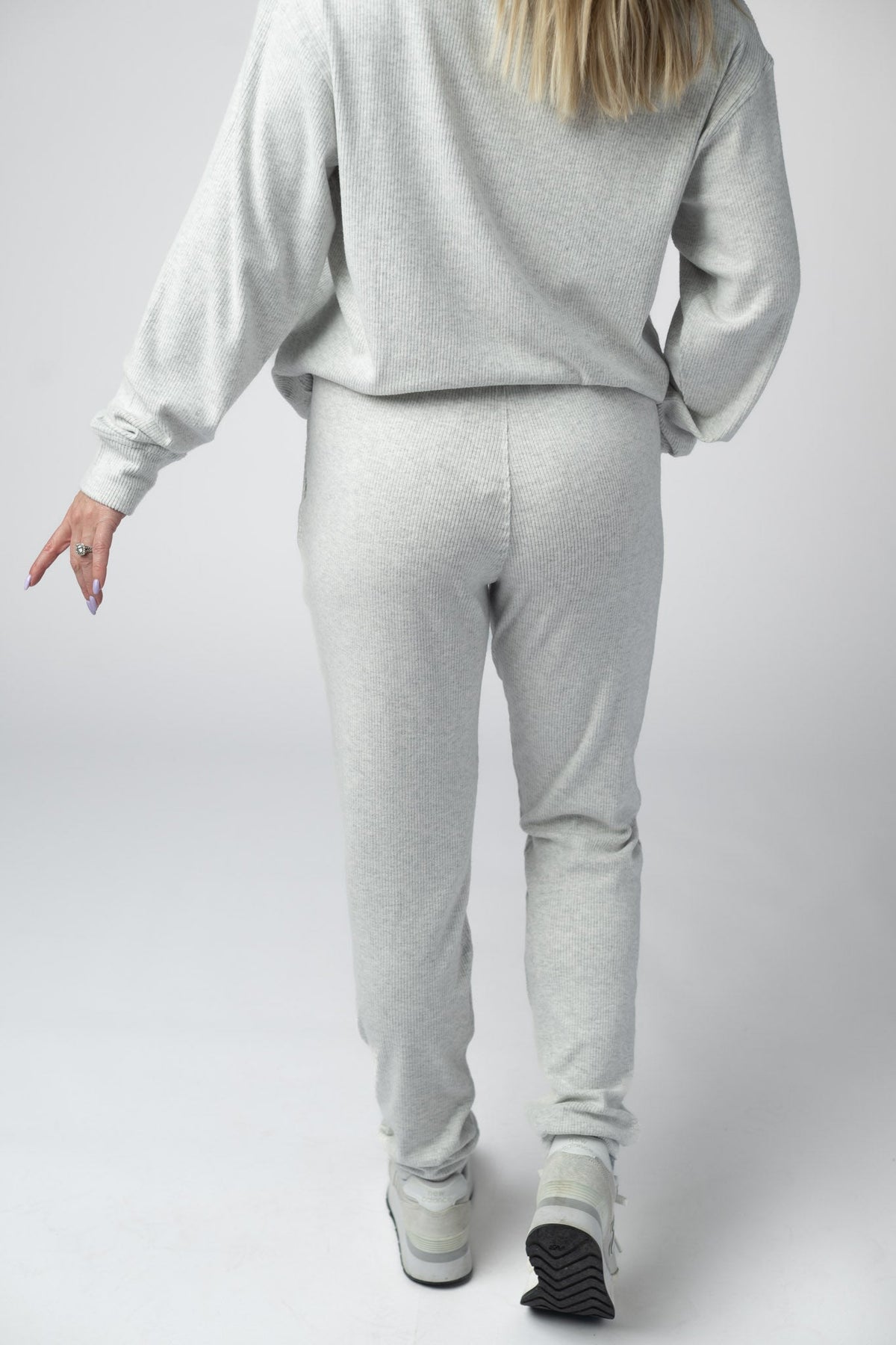 Corrine Joggers in Light Grey
