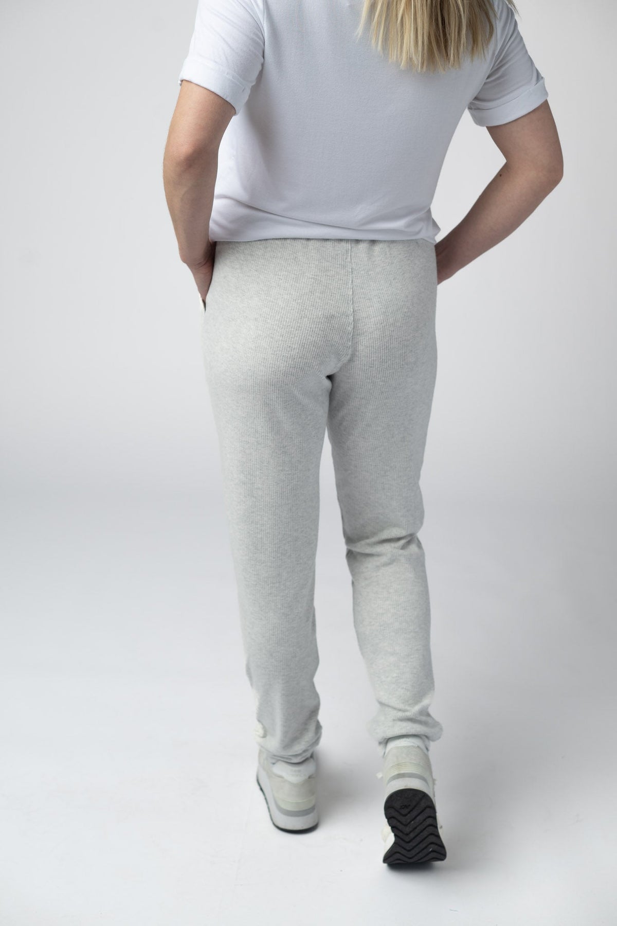 Corrine Joggers in Light Grey