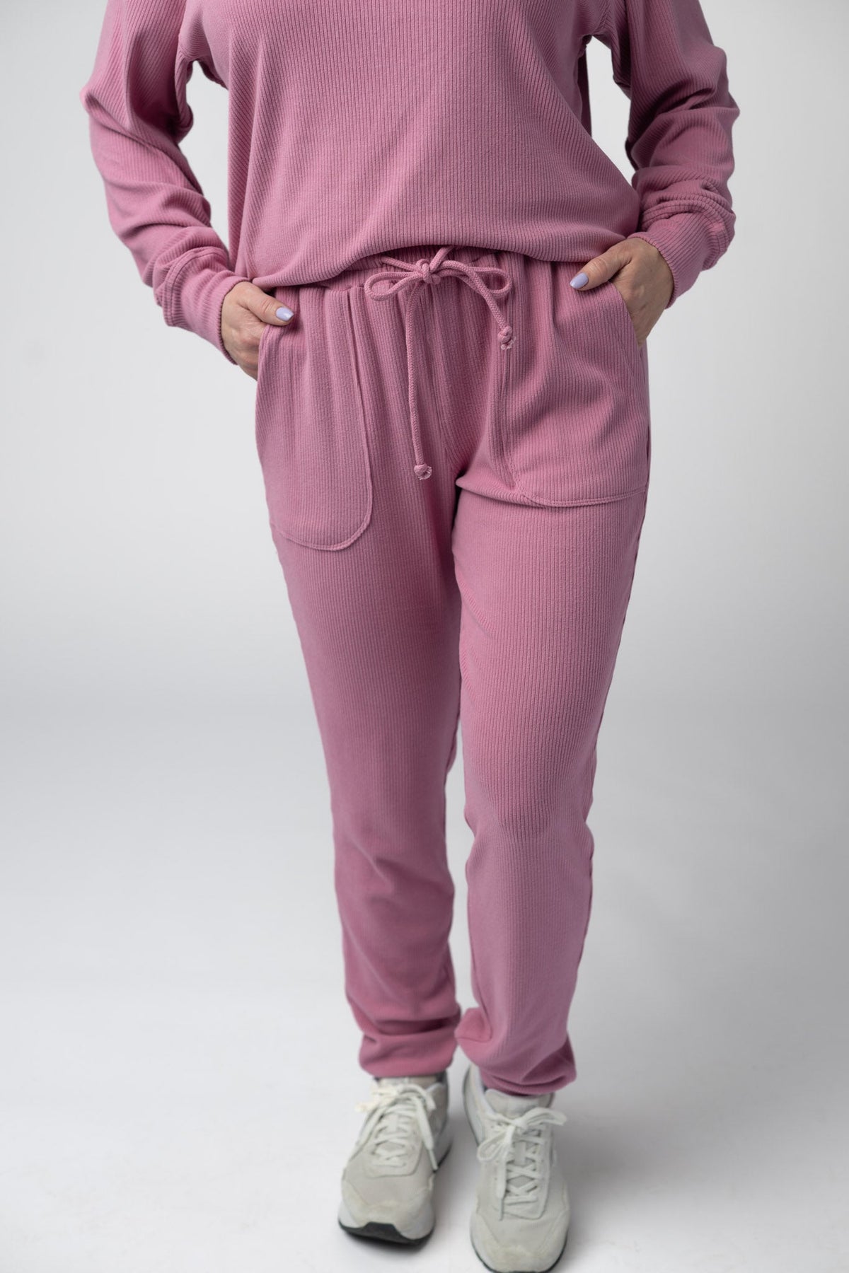 Corrine Joggers in Rose