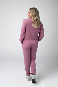 Corrine Joggers in Rose