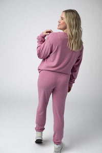 Corrine Joggers in Rose