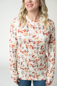 Blair Long Sleeve Top in Autumn Watercolor