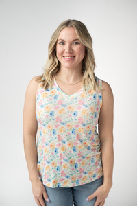 Noelle Tank in Petal Gardens