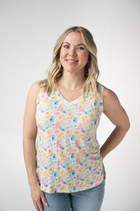 Noelle Tank in Petal Gardens