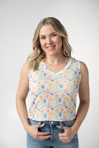 Noelle Tank in Petal Gardens