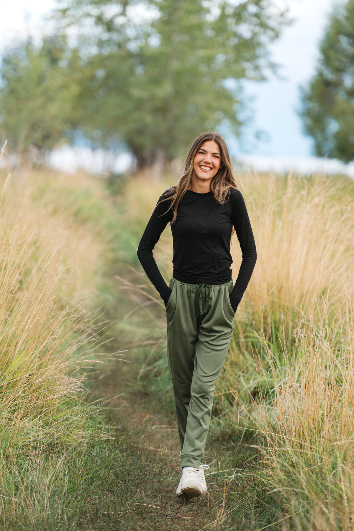 Cloud Joggers in Olive