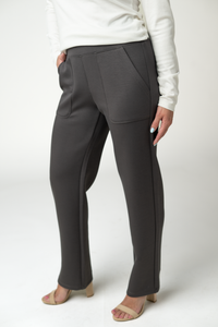 Luxe Ankle Bottoms in Charcoal