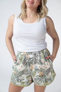 Dolphin Shorts in Pineapple Leaf