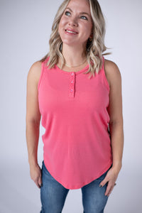 Alison Henley Tank in Sun Kissed Coral