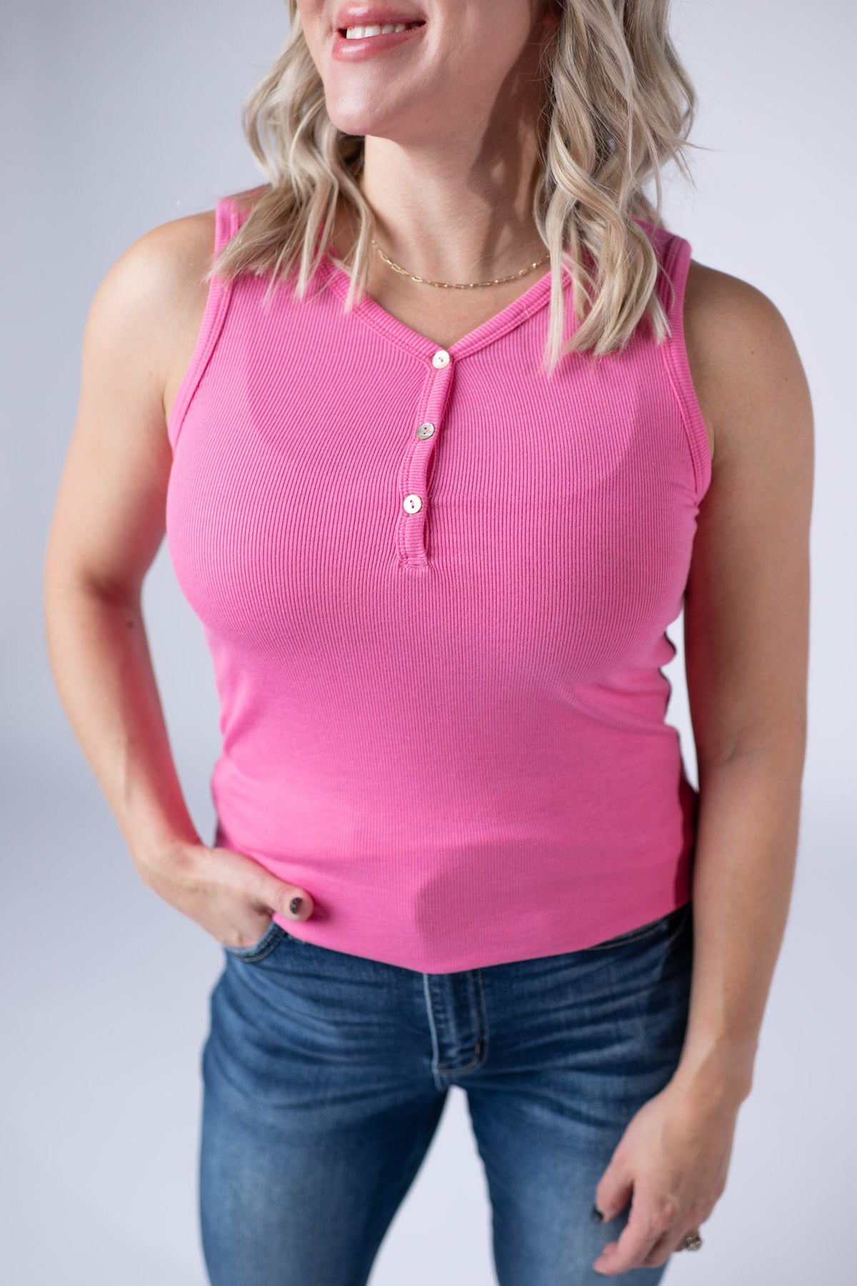 Addison Tank in Pink