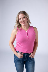 Addison Tank in Pink