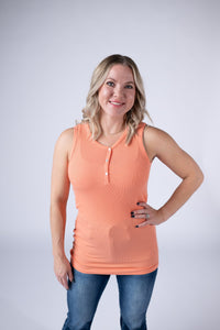 Addison Tank in Orange