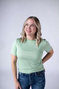 Blair Short Sleeve Top in Sage