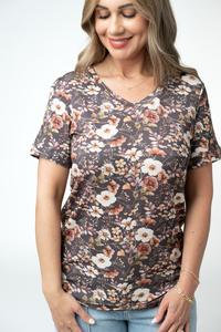 Sophie Top in Blushwood Floral
