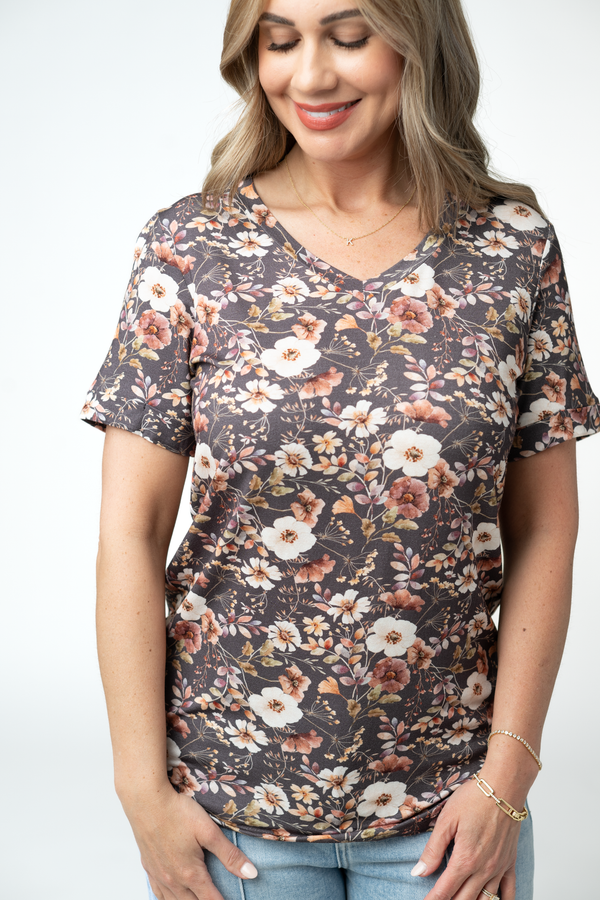 Sophie Top in Blushwood Floral
