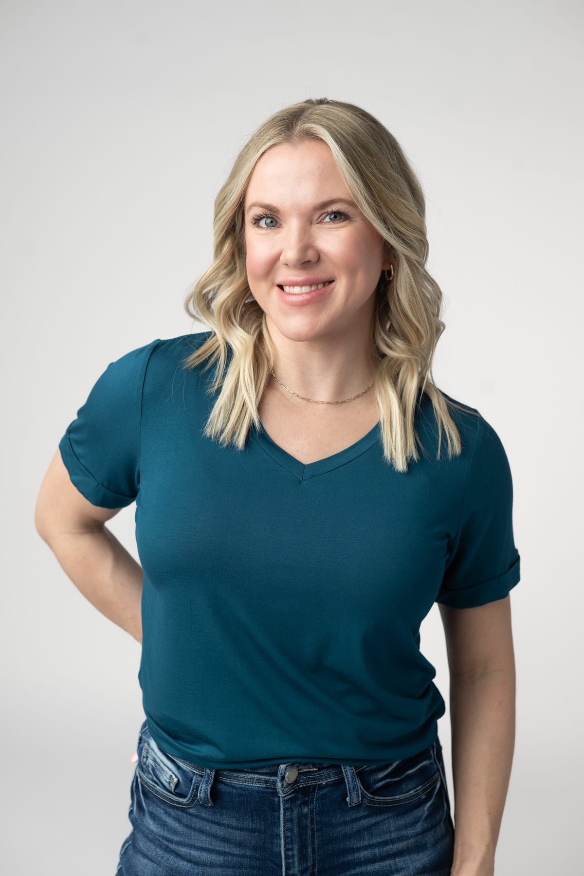 Sophie Top in Teal