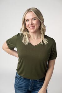 Sophie Top in Dark Olive