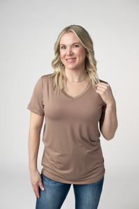 Sophie Top in Mocha