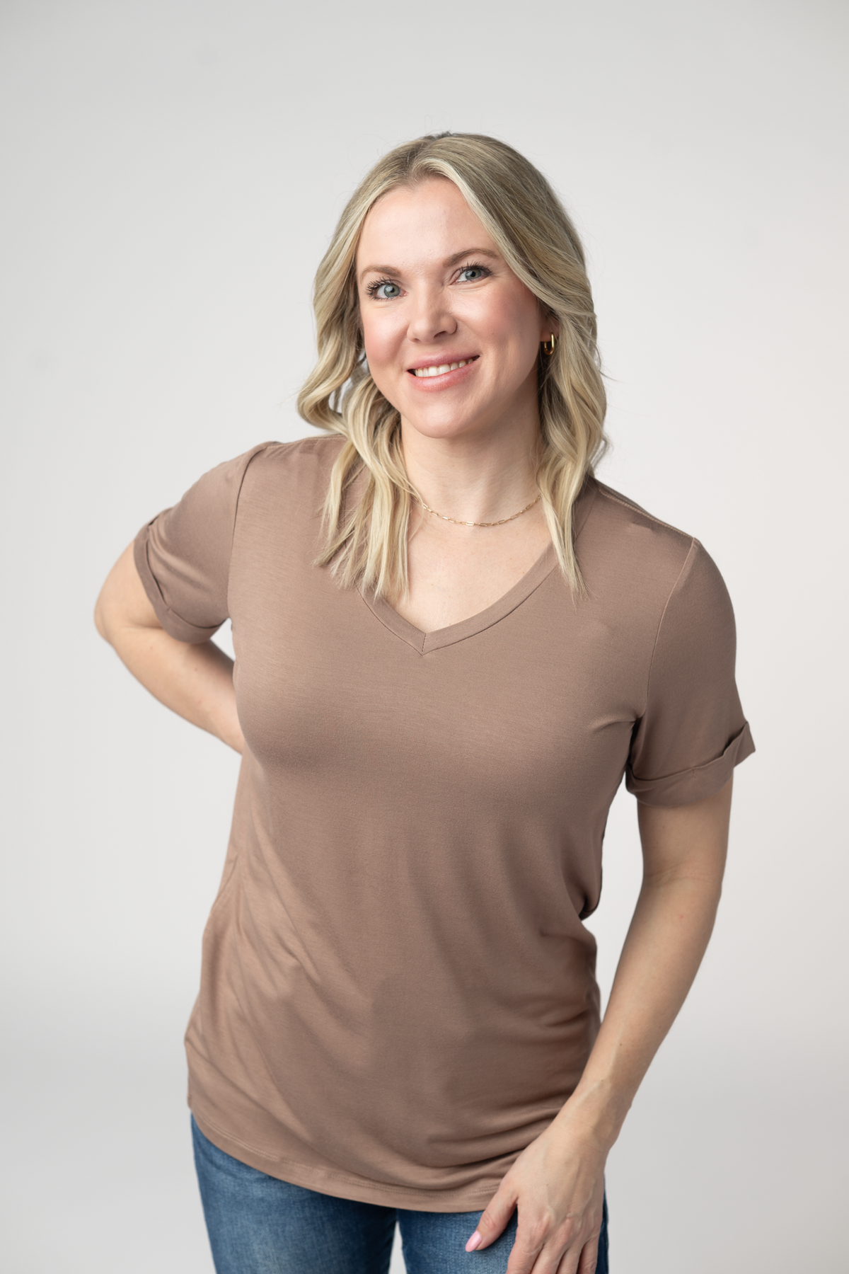 Sophie Top in Mocha