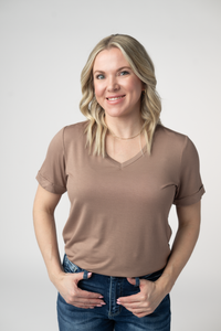 Sophie Top in Mocha