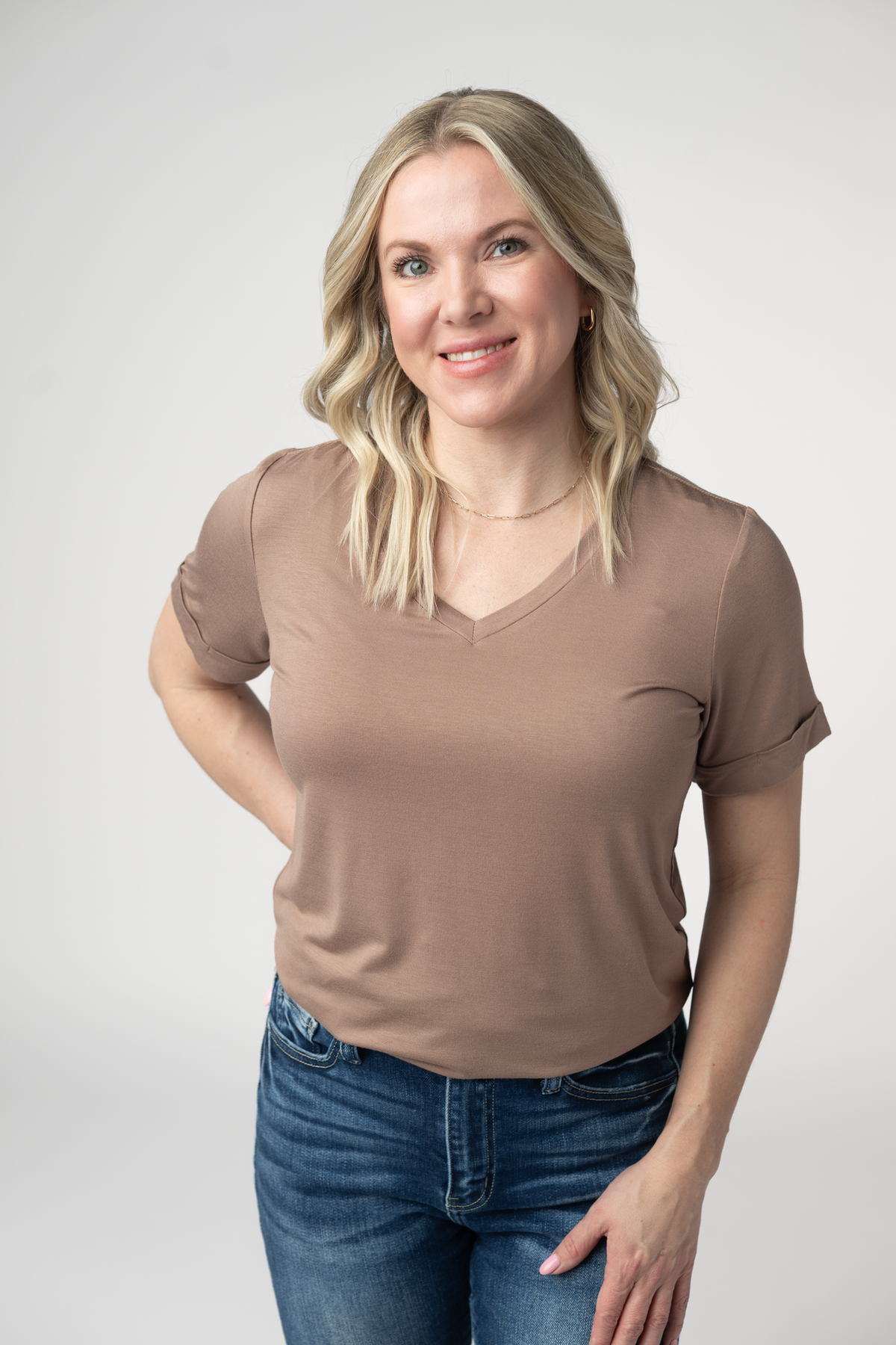 Sophie Top in Mocha