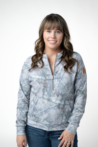 Shorter Halfzip Hoodie in Camo