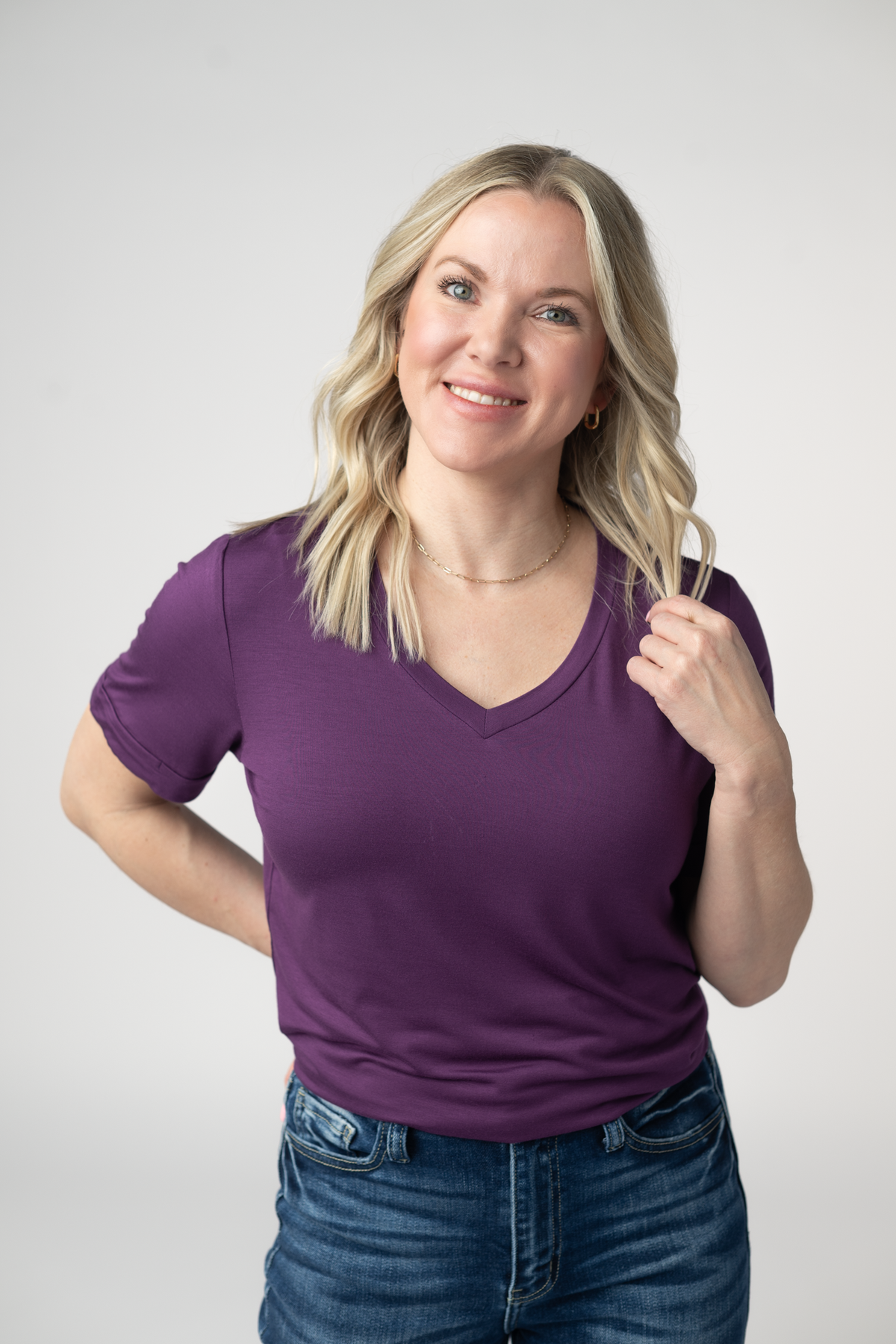 Sophie Top in Purple