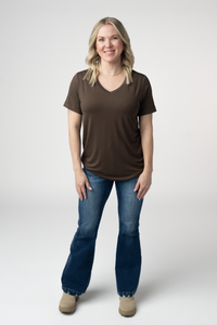 Sophie Top in Brown