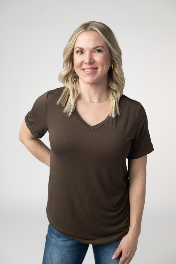Sophie Top in Brown
