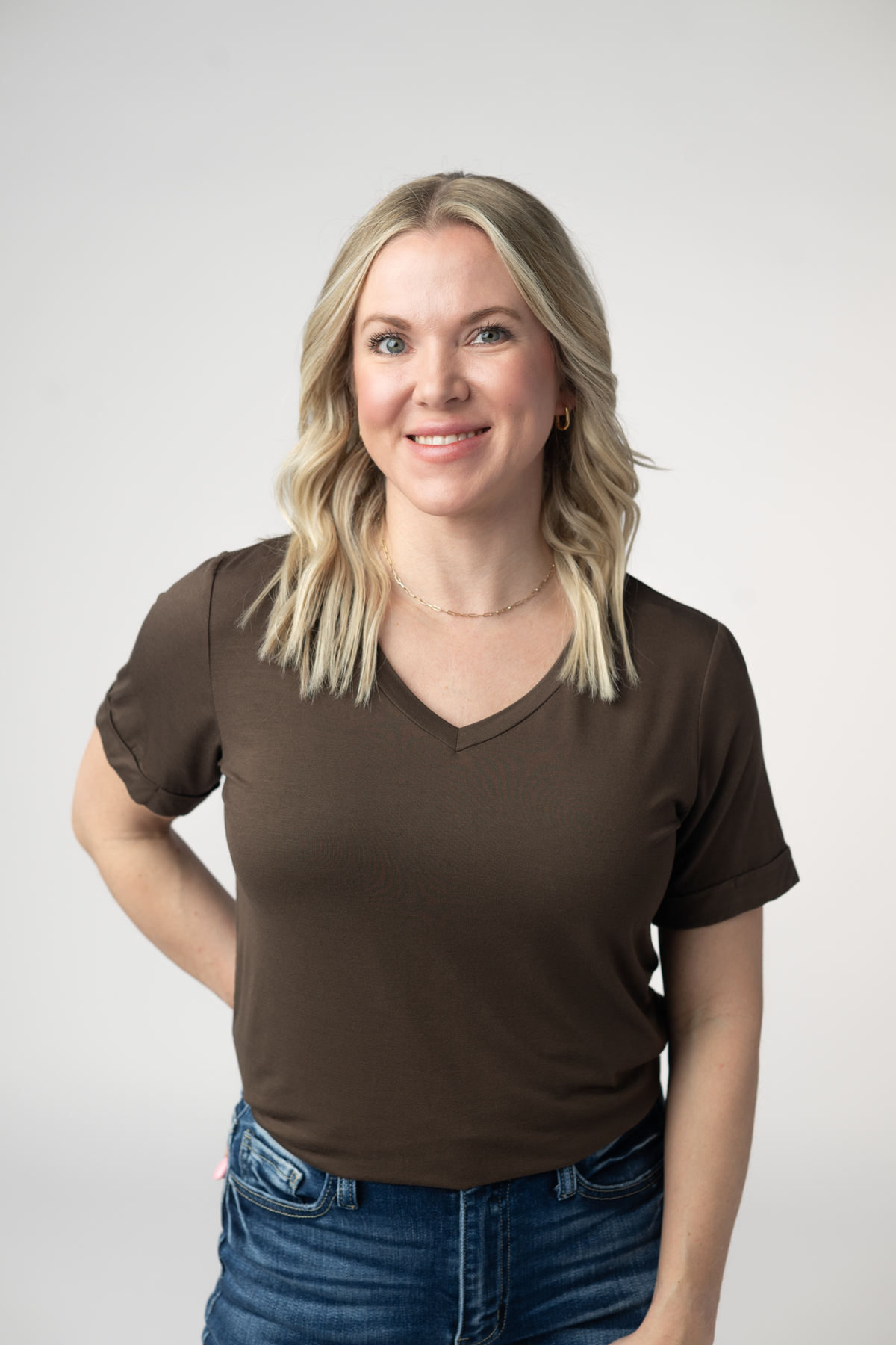 Sophie Top in Brown