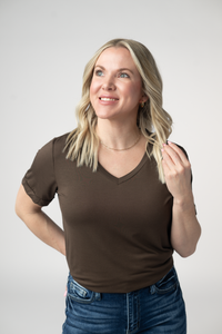 Sophie Top in Brown