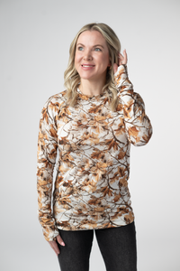 Blair Long Sleeve Top in Woodsy Camo