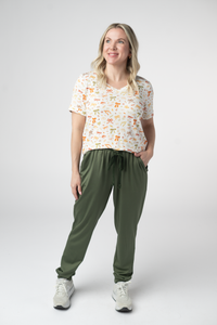 Cloud Joggers in Olive