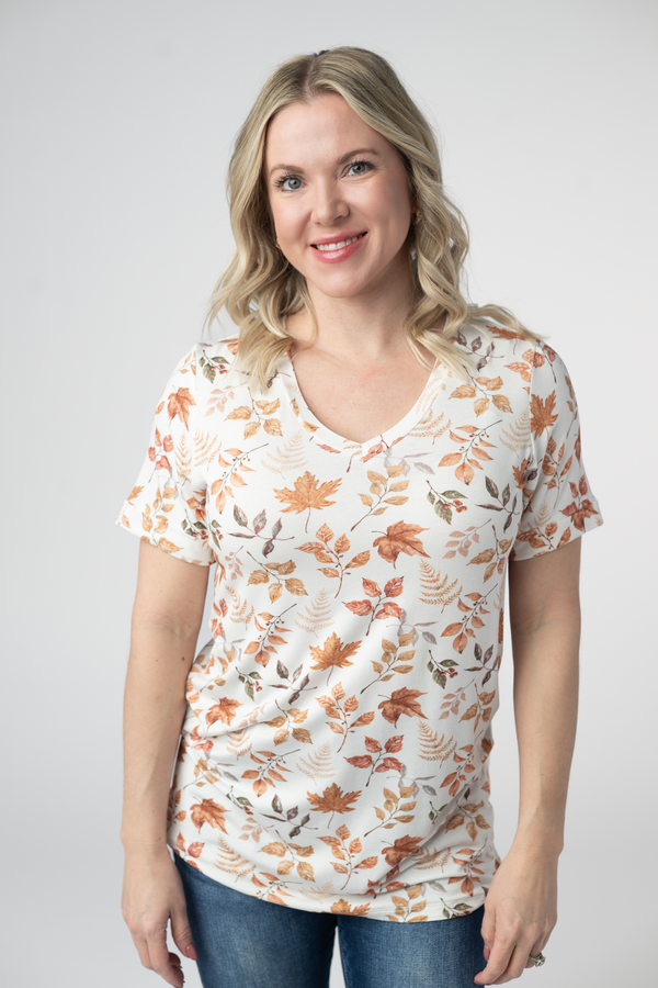 Sophie Top in Autumn Leaves