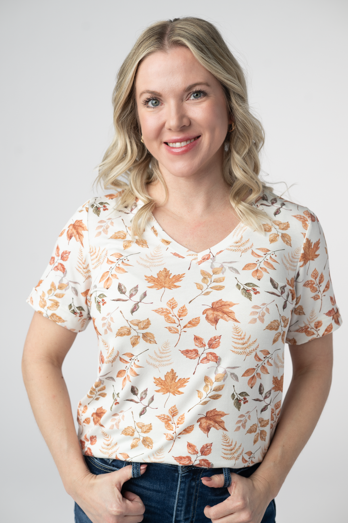 Sophie Top in Autumn Leaves