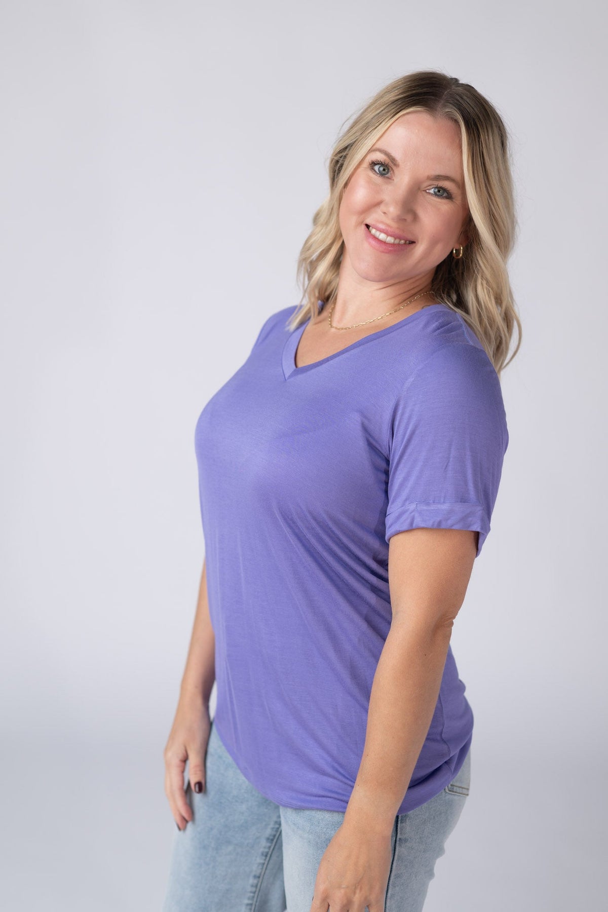 Sophie Tee in Periwinkle Purple