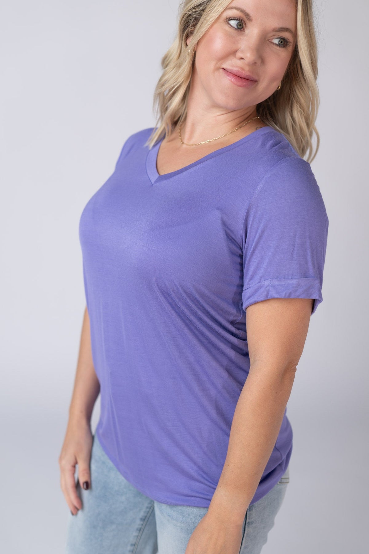 Sophie Tee in Periwinkle Purple